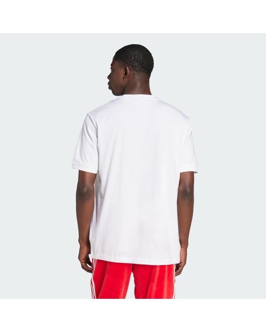 Adidas Originals White Adicolor Loose 2000S Cali Tee for men