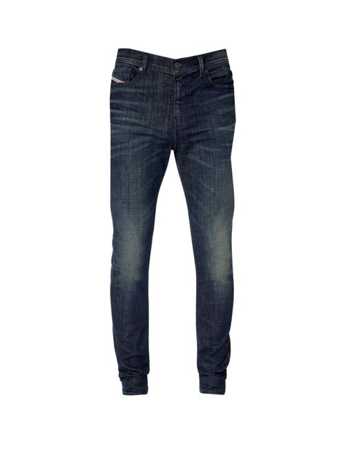 DIESEL Blue 1983 Dark Denim Skinny Jeans for men