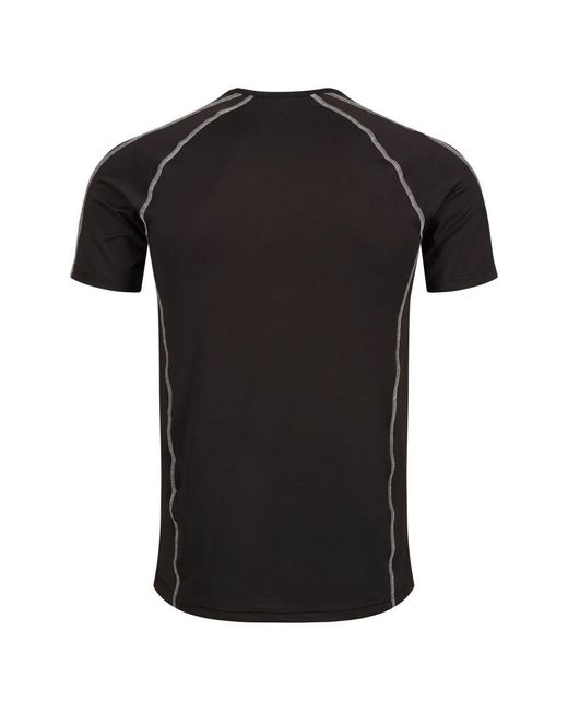 Regatta Black Pro Short-Sleeved Base Layer Top for men