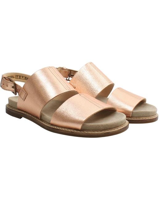 Clarks Pink Corsio Slide Sandals
