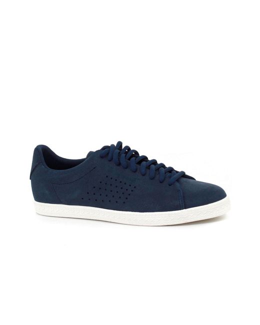 Le Coq Sportif Blue Charline Metallic Trainers