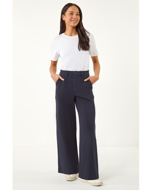 Roman Blue Petite Pocket Stretch Jean