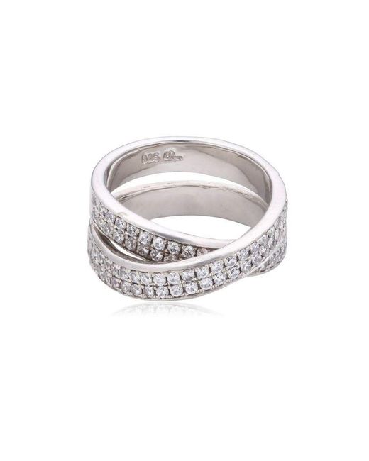 Orphelia White 925 Sterling Ring
