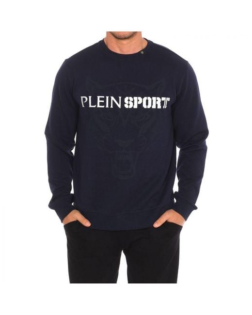 Philipp Plein Fipsg600 Sweatshirt Met Lange Mouwen En Ronde Hals in het Blue voor heren