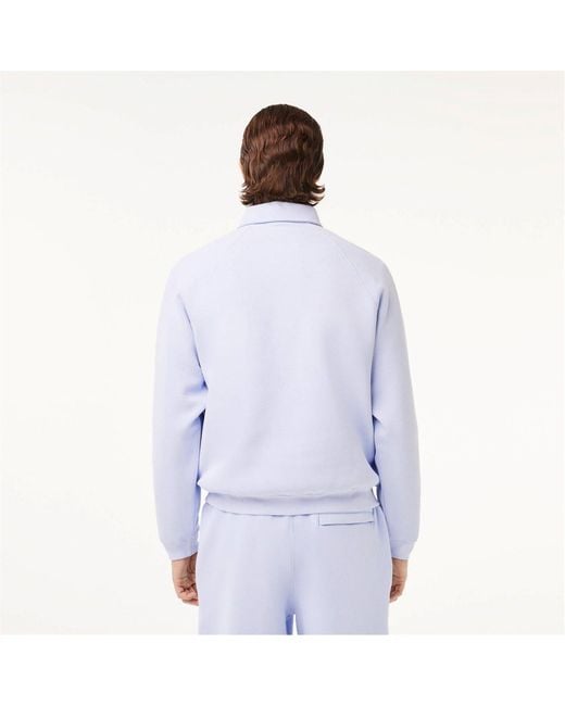 Lacoste Blue Polo Neck Sweatshirt for men