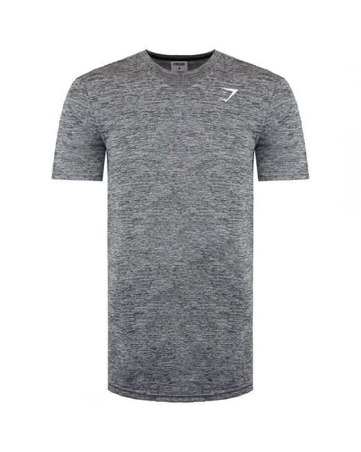 GYMSHARK Gray Arrival Slim T-Shirt for men