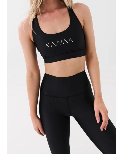 P.E Nation Black Pe Kaaiaa X Recycled Poly Sports Bra