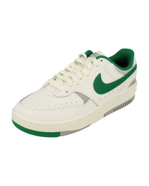 Nike Green Gamma Force Trainers Leather