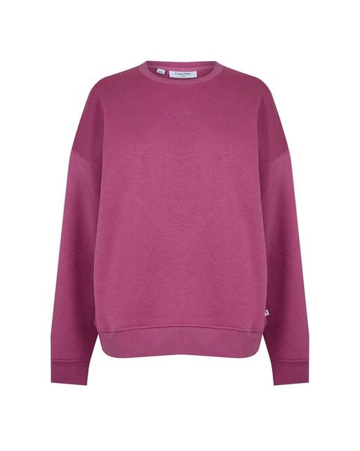 Calvin Klein Purple Crew Sweatshirt