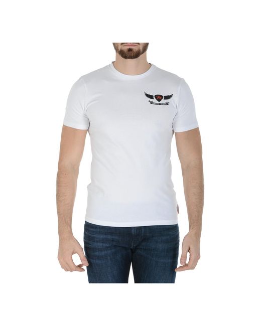 Andrew Charles by Andy Hilfiger White T-Shirt Short Sleeves Round Neck Keita for men