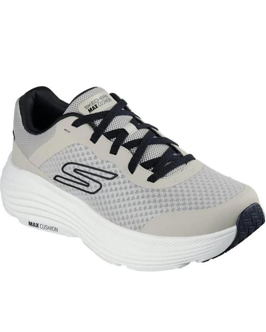 Skechers Gray Max Cushioning Endeavour Running Trainers Shoes 220613 for men