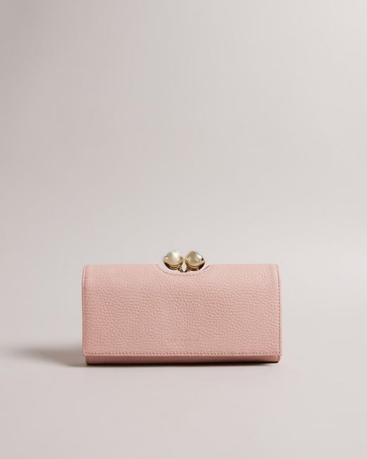 Ted Baker Pink Rosyela Large Bobble Purse Colour: Pale