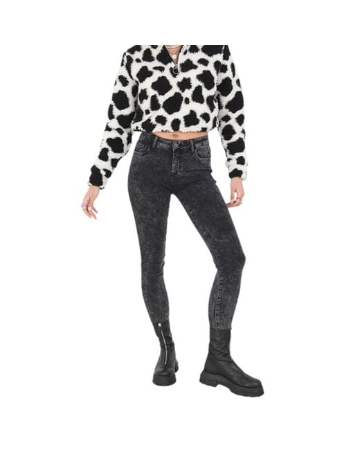 Brave Soul Black Marble Denim Jeans