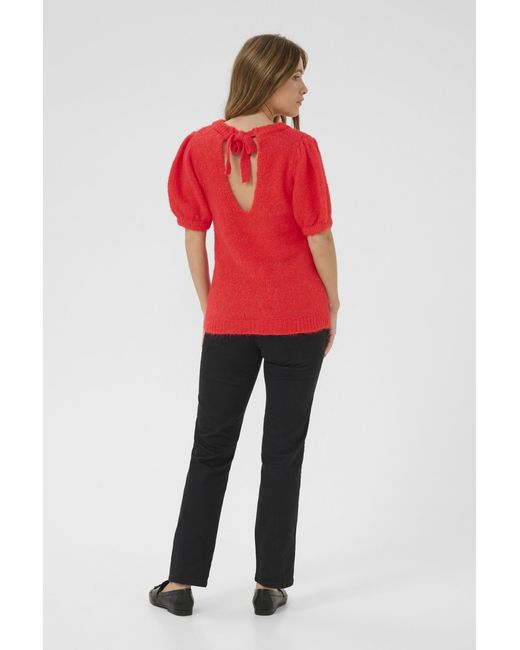 Kaffe Red Strickpullover Regular Fit