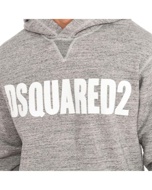 DSquared² Gray Hoodie S71Gu0412-S25148 for men