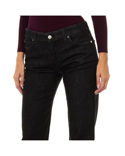 Armani Lange Broek Jeans in het Black