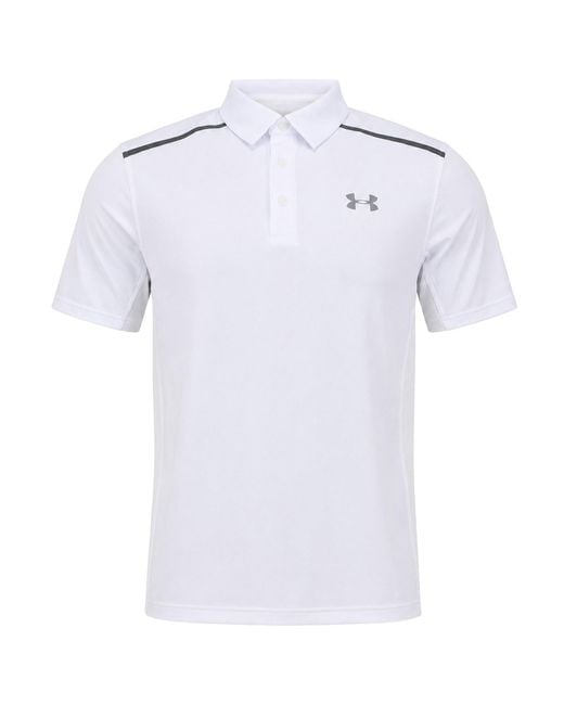 Under Armour Blue Centre Court Polo Shirt for men