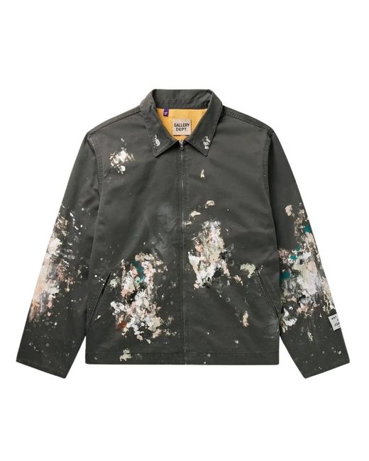 GALLERY DEPT. Green Montecito Jacket Heavy Paint Dirty for men