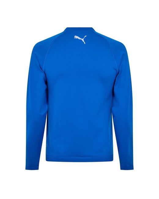 PUMA Blue Winter Bodywear Ls Top for men