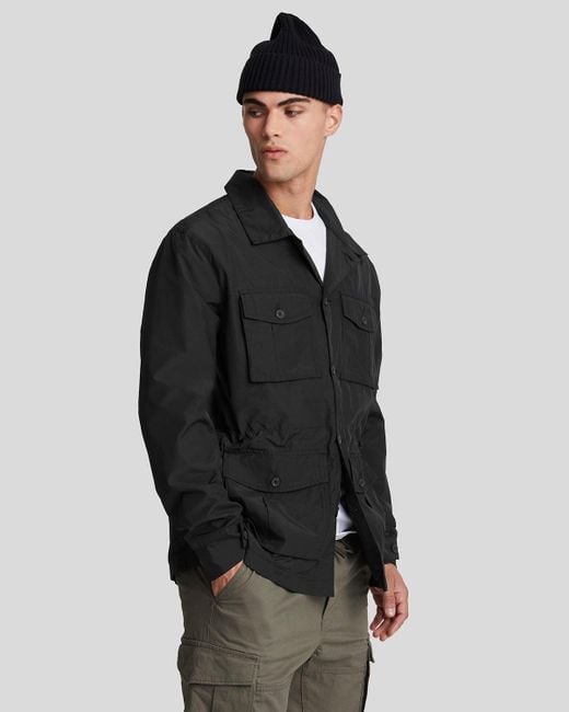 Lyle & Scott Black Field Jacket for men