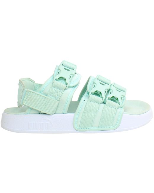 PUMA Green Leadcat Ylm 19 Aqua Sandals for men