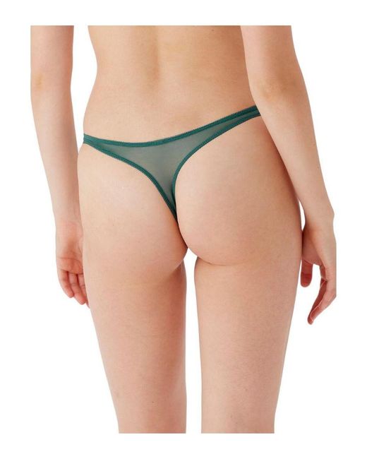 Gossard Green Glossies Lace Thong