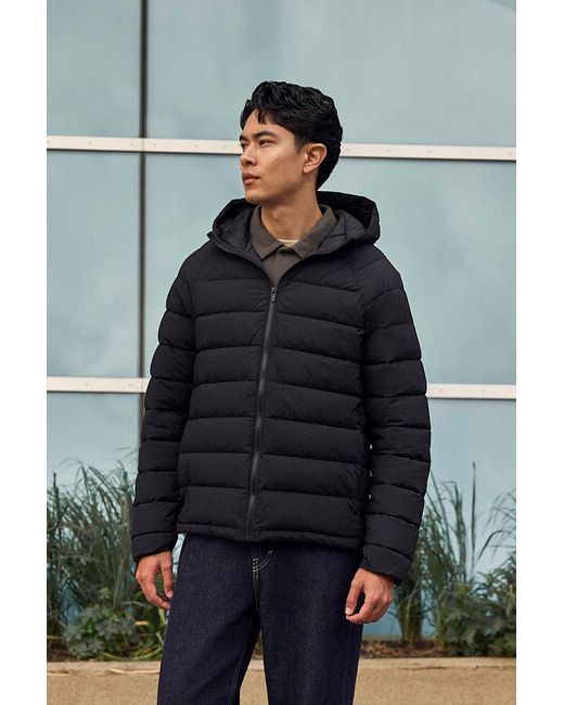 Mountain Warehouse Gray 'Light Cloud Cosi' Padded Jacket With Zipped Pockets Water Resistant Coat for men