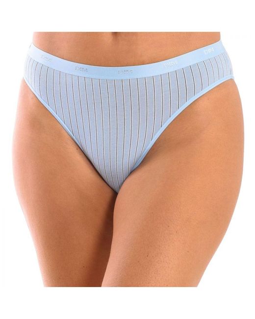 Dim Blue Pack-3 Panties Slips Coton Strech D4C17