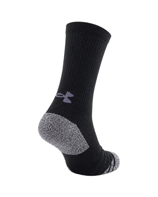 Under Armour Black 1-Pack Grip Crew Socks for men