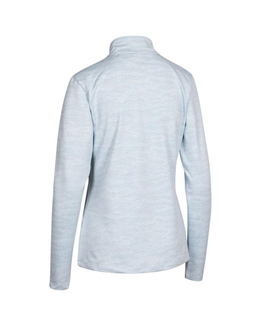 Trespass Blue Ladies Livia Tp75 Long-Sleeved Active Top (Seafoam)