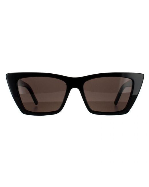 Saint Laurent Brown Cat Eye Sunglasses