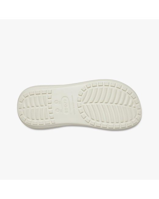 CROCSTM White 208731-2Y2 Crush Slide Bone Clogs