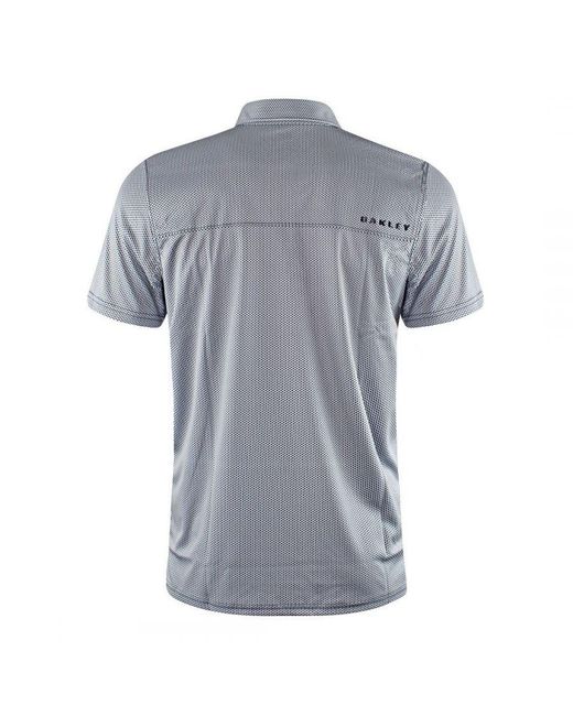 Oakley Blue Collared Light Offset Urban Golf Polo Shirt 433689 02E for men