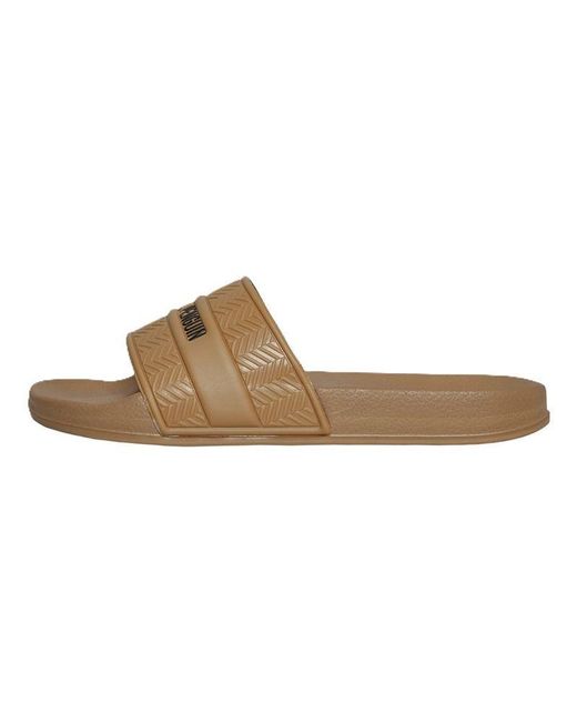 Original Penguin Brown Paradise Sand Slides for men
