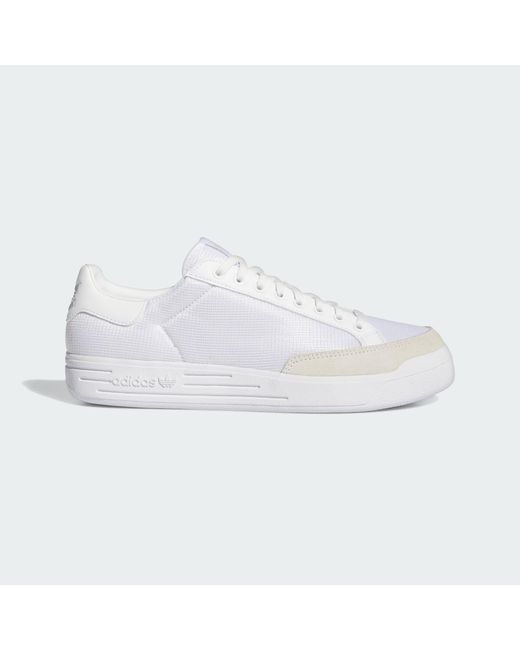 Adidas Originals White Rod Laver Shoes for men