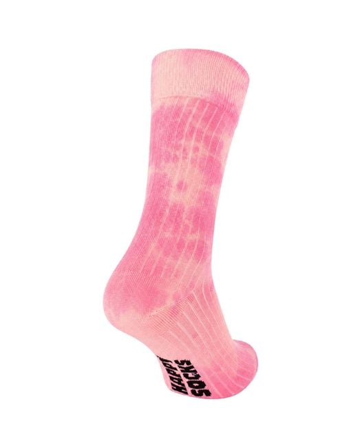 Happy Socks Pink 1-Pack Tie Dye Cotton for men