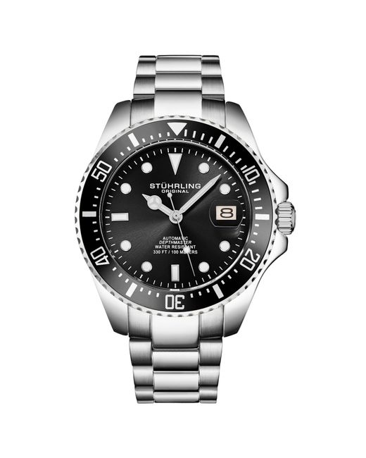 Stuhrling Gray Japanese Automatic Depthmaster 4048 42Mm Diver for men