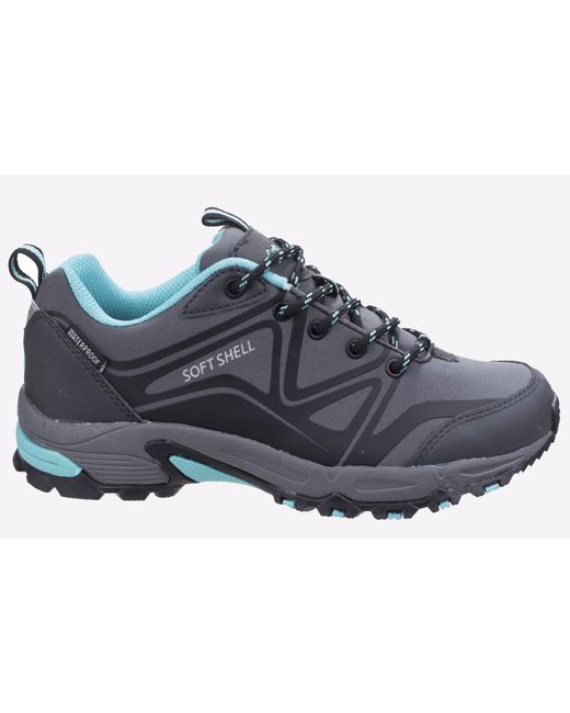 Cotswold Black Abbeydale Waterproof Memory Foam Shoes