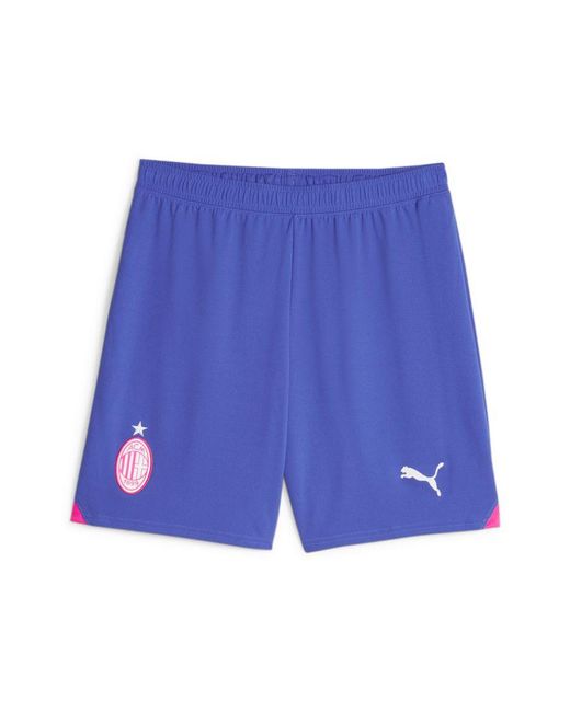 PUMA Blue Ac Milan Football Shorts for men