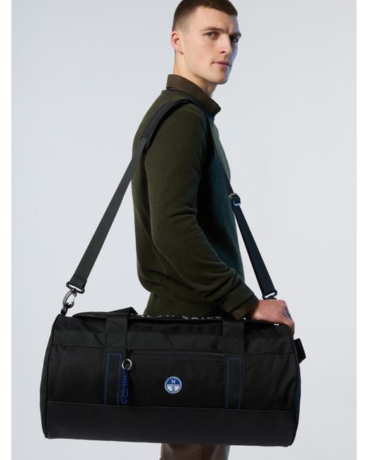 North Sails Black Bags Waterproof Canvas Duffle Bag for men
