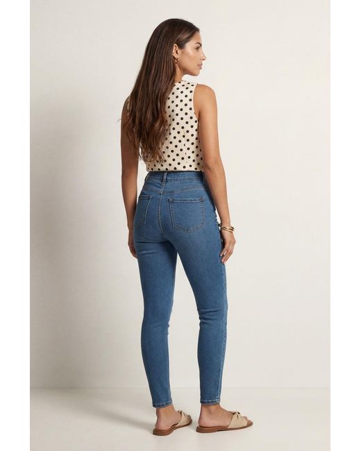 Urban Bliss Blue Skinny Jean Mid