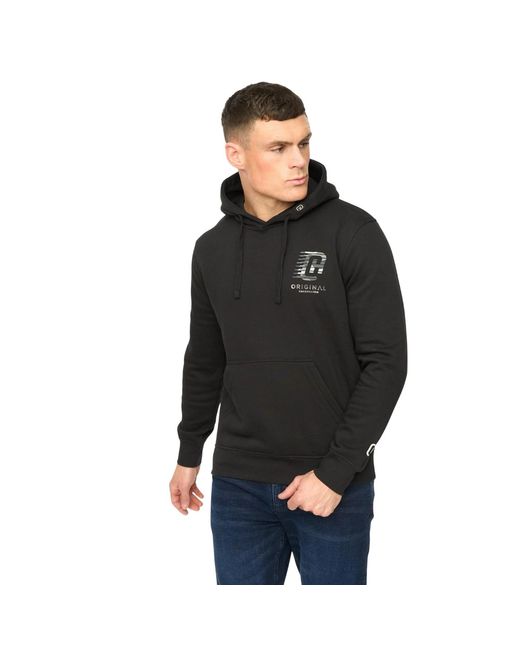 Crosshatch Black Winchamp Hoodie for men