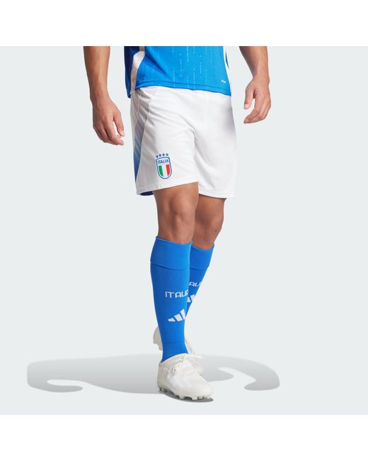 Adidas Originals Blue Italy 24 Home Shorts for men