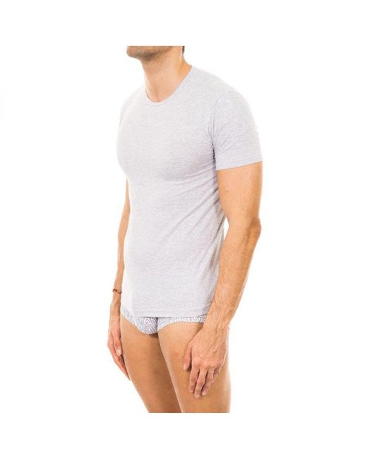 Replay White Short Sleeve Round Neck T-Shirt M389001 for men