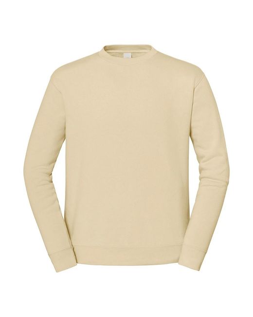 Fruit Of The Loom Natural Iconic Premium Set-In Sweatshirt (Desert) for men