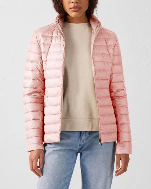 J.O.T.T Red Cha High Neck Down Jacket