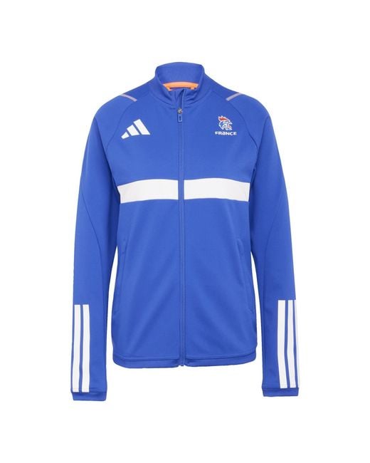 Adidas Blue Ffhb Tr Jacket