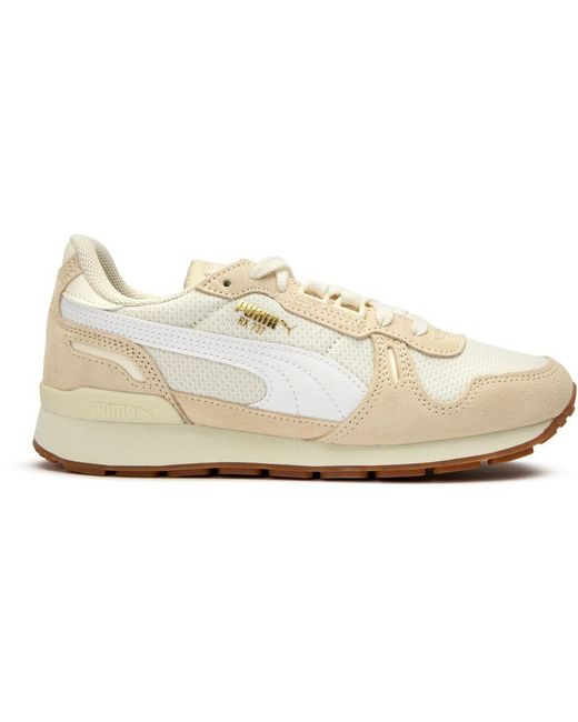 PUMA White Rx737 Vintage Trainers
