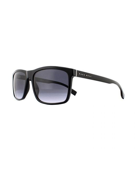 Boss Black Rectangle Sunglasses for men