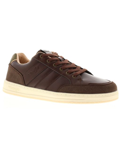 Wrangler Black Casual Shoes Goldston Lace Up for men